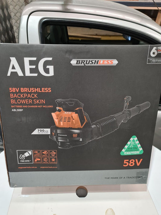 AEG 58v Backpack Garden Blower Power Tool