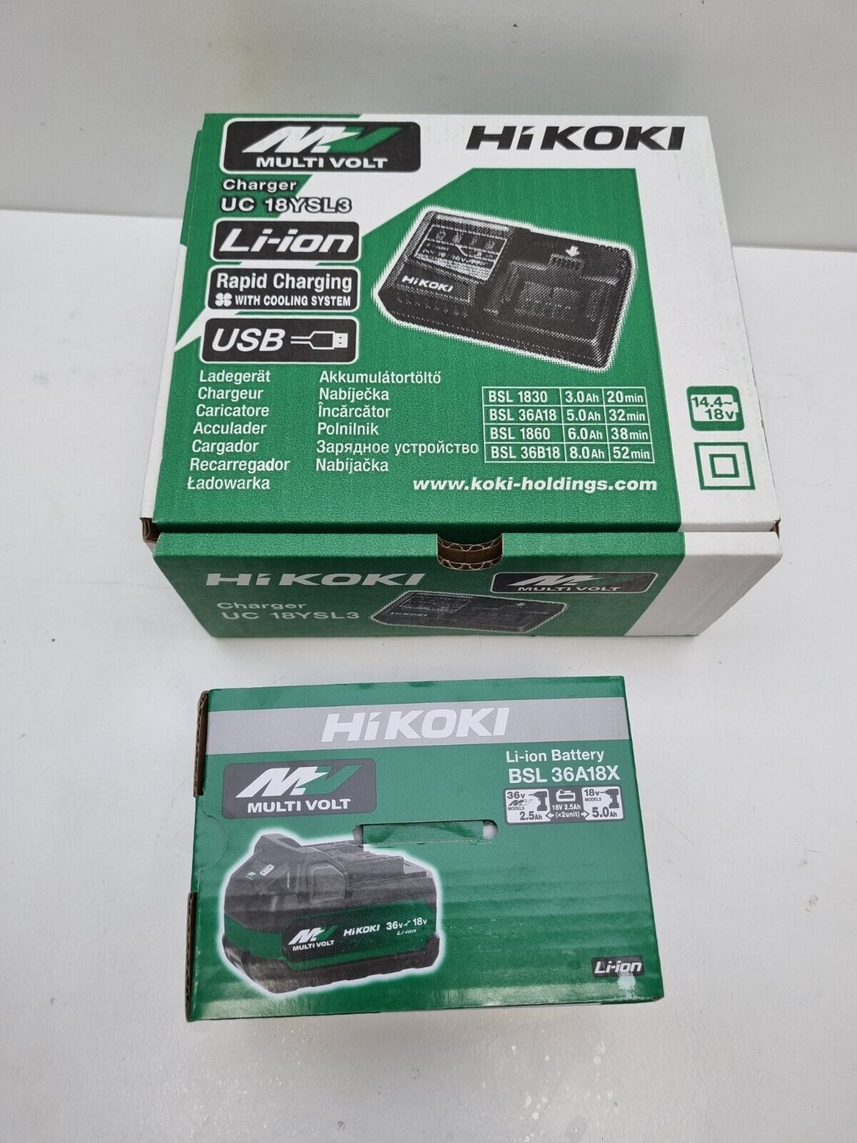 Hikoki Battery Charger 18v Li-ion Box Buy POwer Tool Accessories 5.0Ah