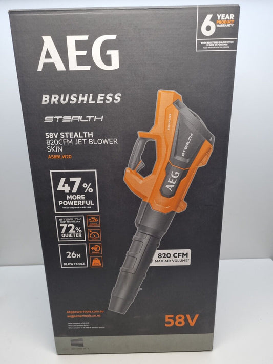 AEG Stealth 58v Garden Blower Tool Brushless