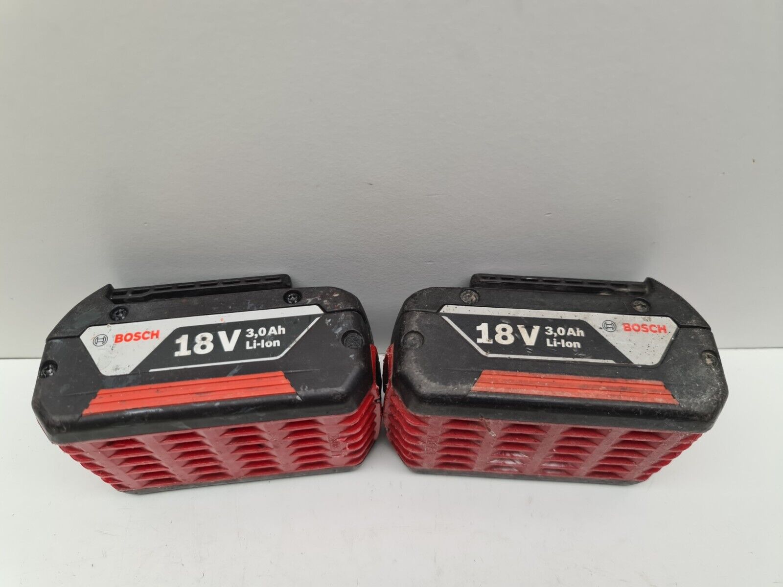 Bosch Blue 18v 3Ah Battery x2 Used Genuine