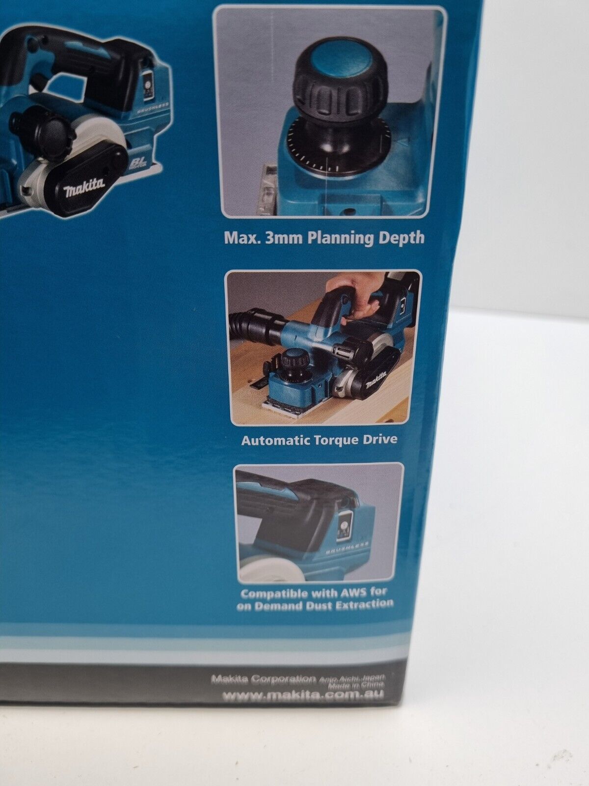 Makita 18v Brushess Planer DKP181Z - New + Genuine