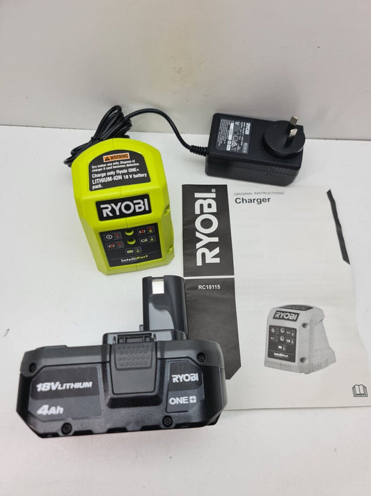 Ryobi 18v Charger + 4AH Battery - New + Genuine