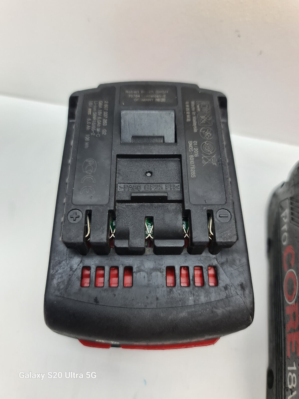 Bosch 18v Pro Core 8AH + 6AH Battery - Used