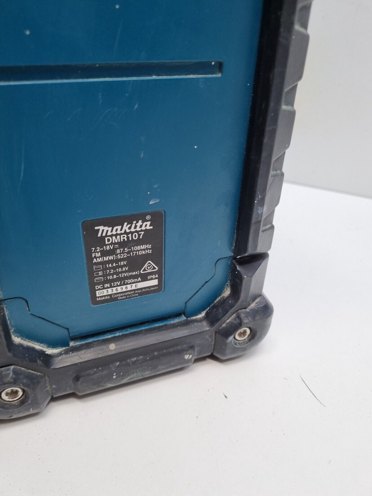 Makita 18v Radio DMR107 - Missing Volume Knob/Ariel