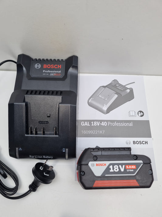 Buy Bosch Power Tool Accessories 18v Charger Battery 5.0AH