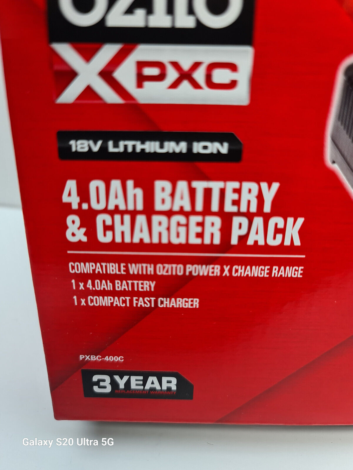 Ozito 18v Charger + 4AH Battery - New