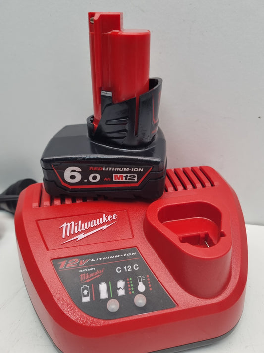 Milwaukee 12v 6AH Battery Charger Plumber Renovating