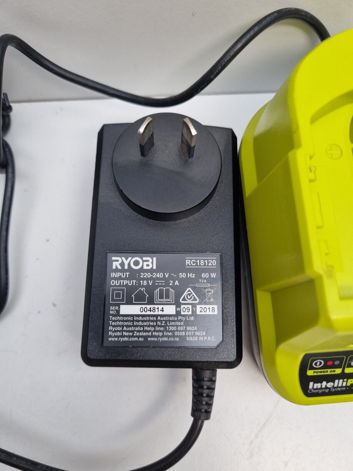 Ryobi 18v Charger RC18120 - Used Cordless Power Tools