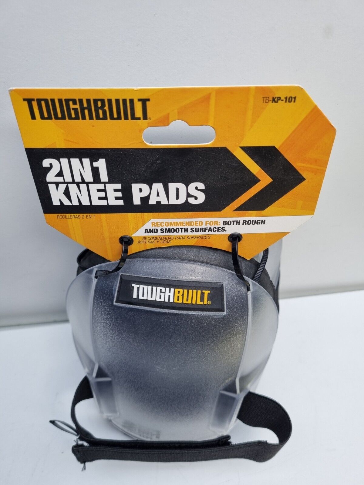 Tough Built 2 in 1 Knee Pads - New