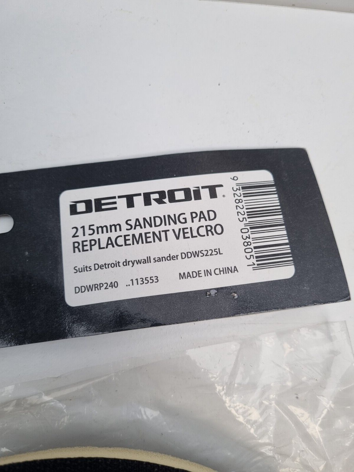 Detroit 215mm Sanding Pad - Replacement Pad - New