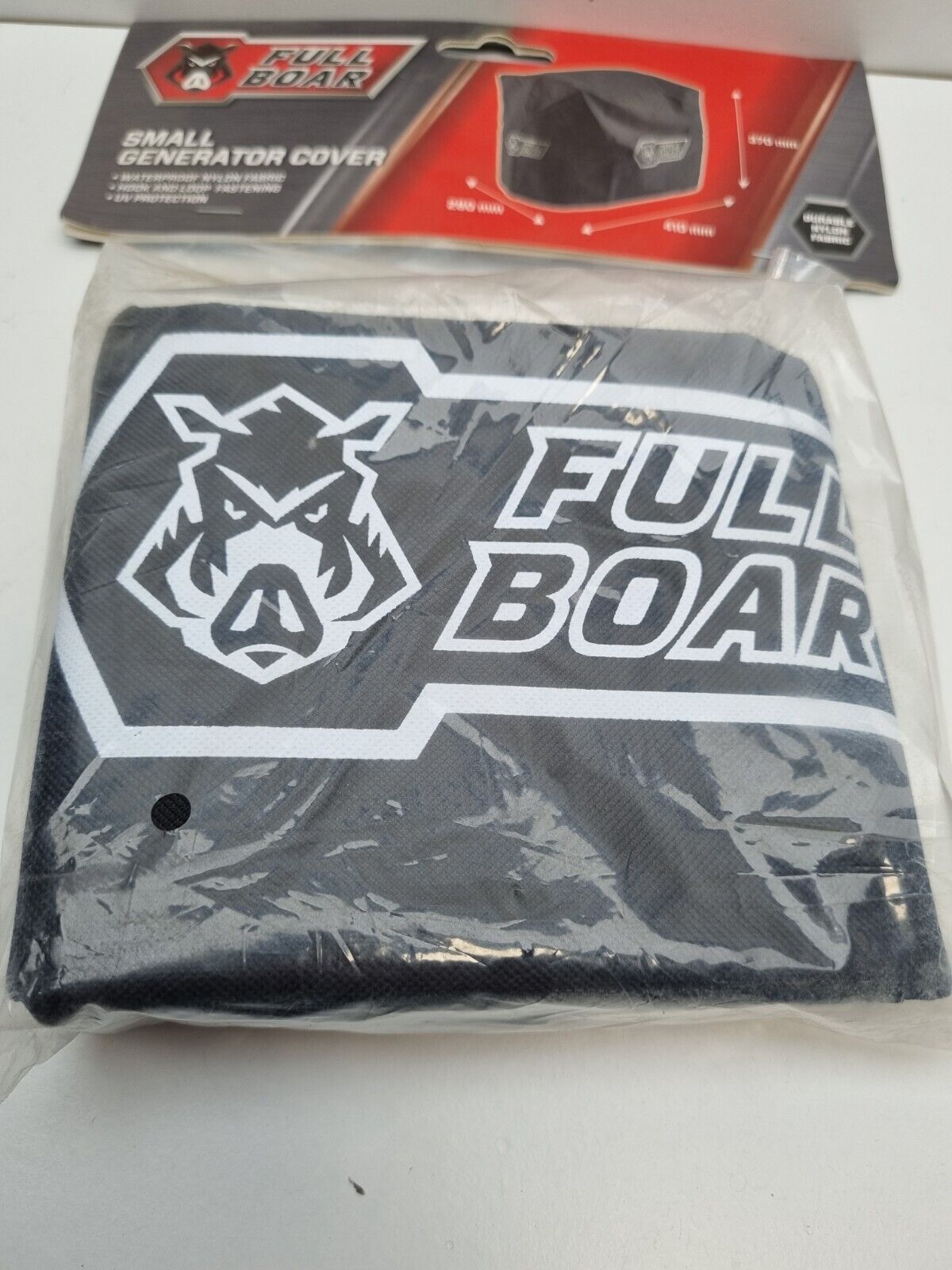 Full Boar Small Generator Cover - Hook + Loop Waterproof - New in Pack