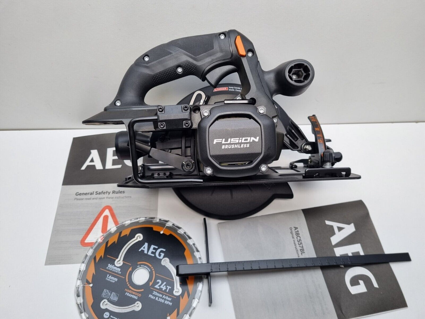 AEG 18v Fusion Circular Saw - Top Model, Limited Edition - New