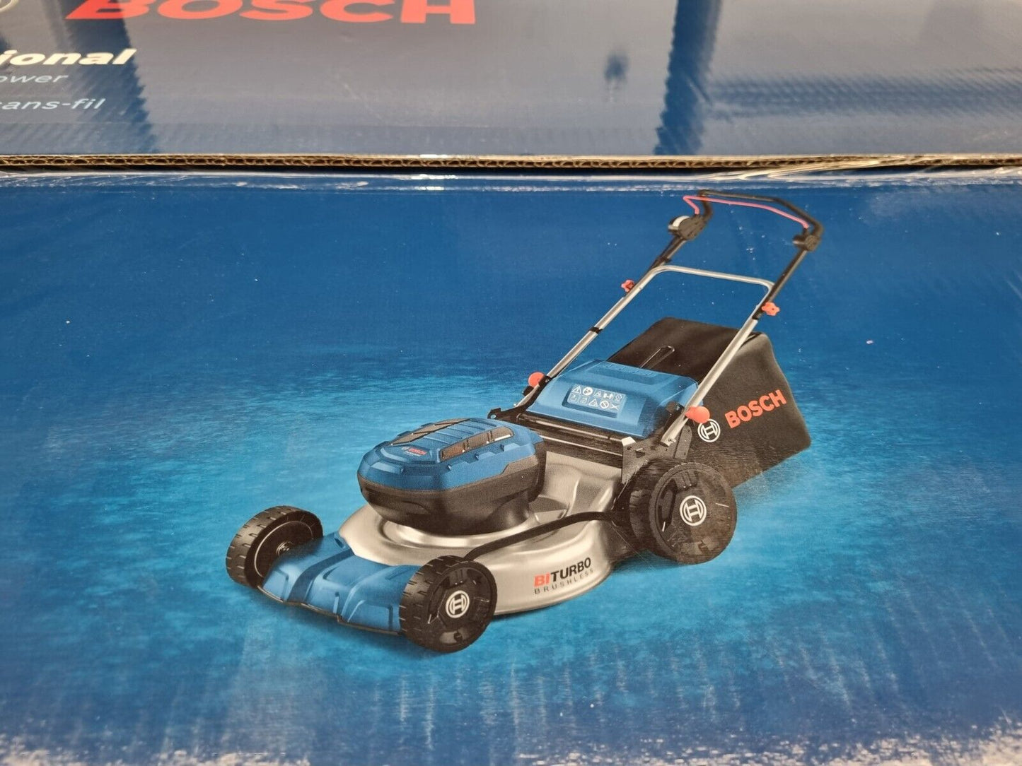 Bosch 18v Bi-turbo Brushless Lawn Mower GRA18V2-46 - 2x 18v - New