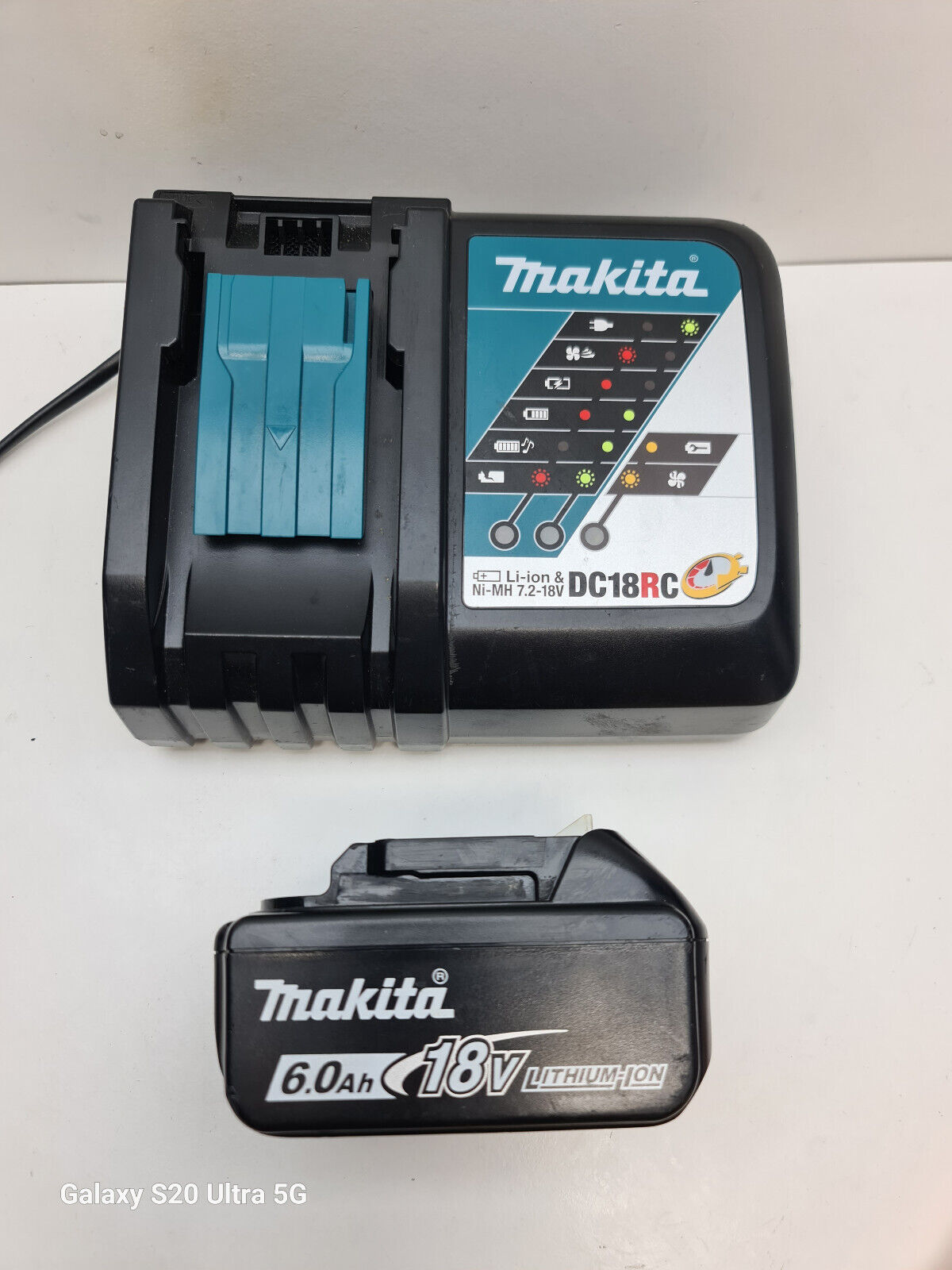 Makita 18v Rapid Charger + 6AH Battery - Used + Genuine