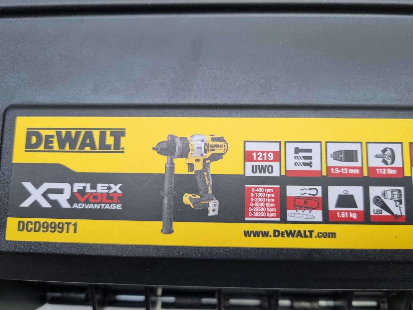 Dewalt 18v Brushless Drill DCD999N - Flexvolt Advantage - New + Genuine in Case