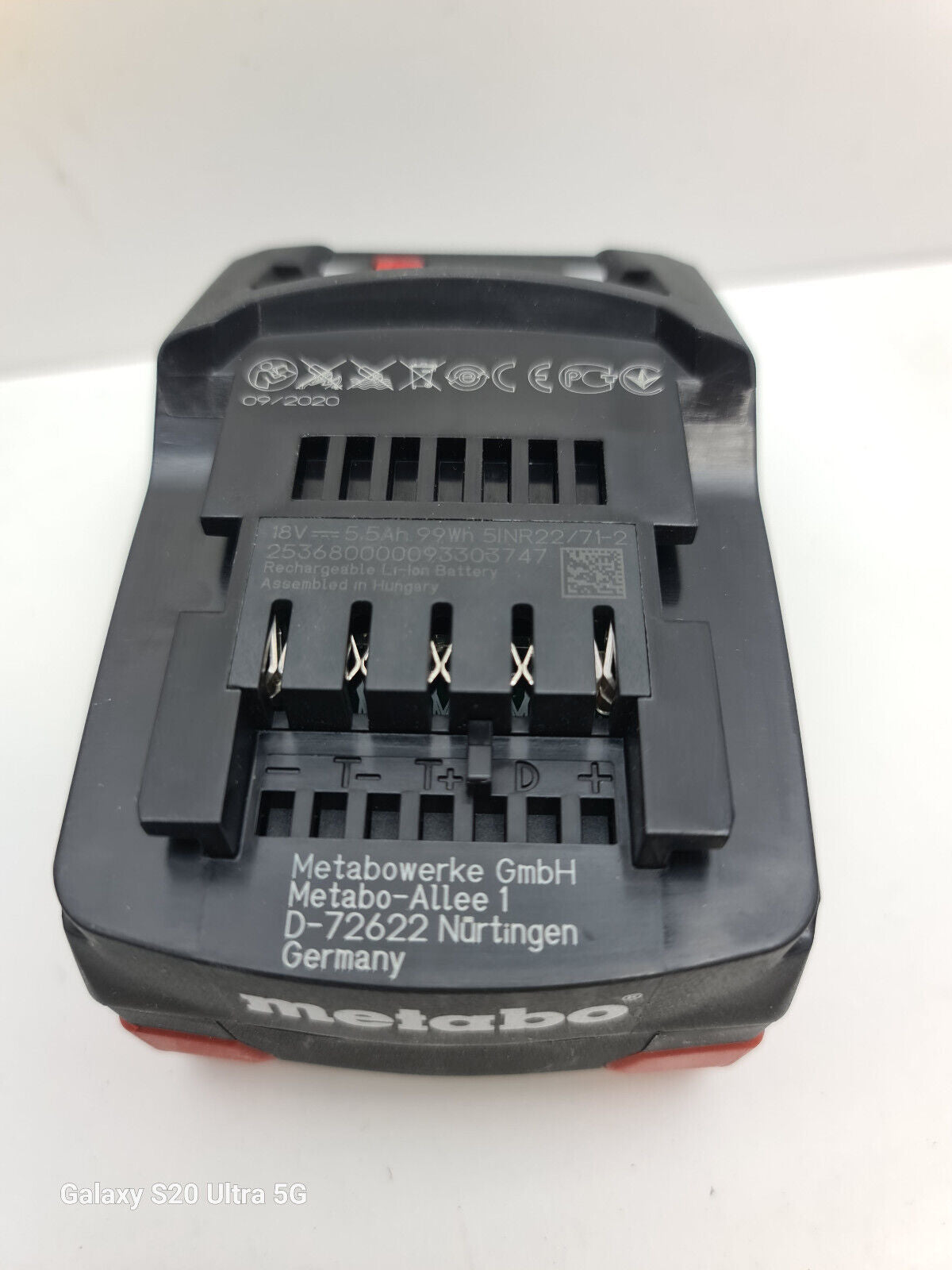 Metabo 18v 5.5AH Battery CAS - New + Genuine