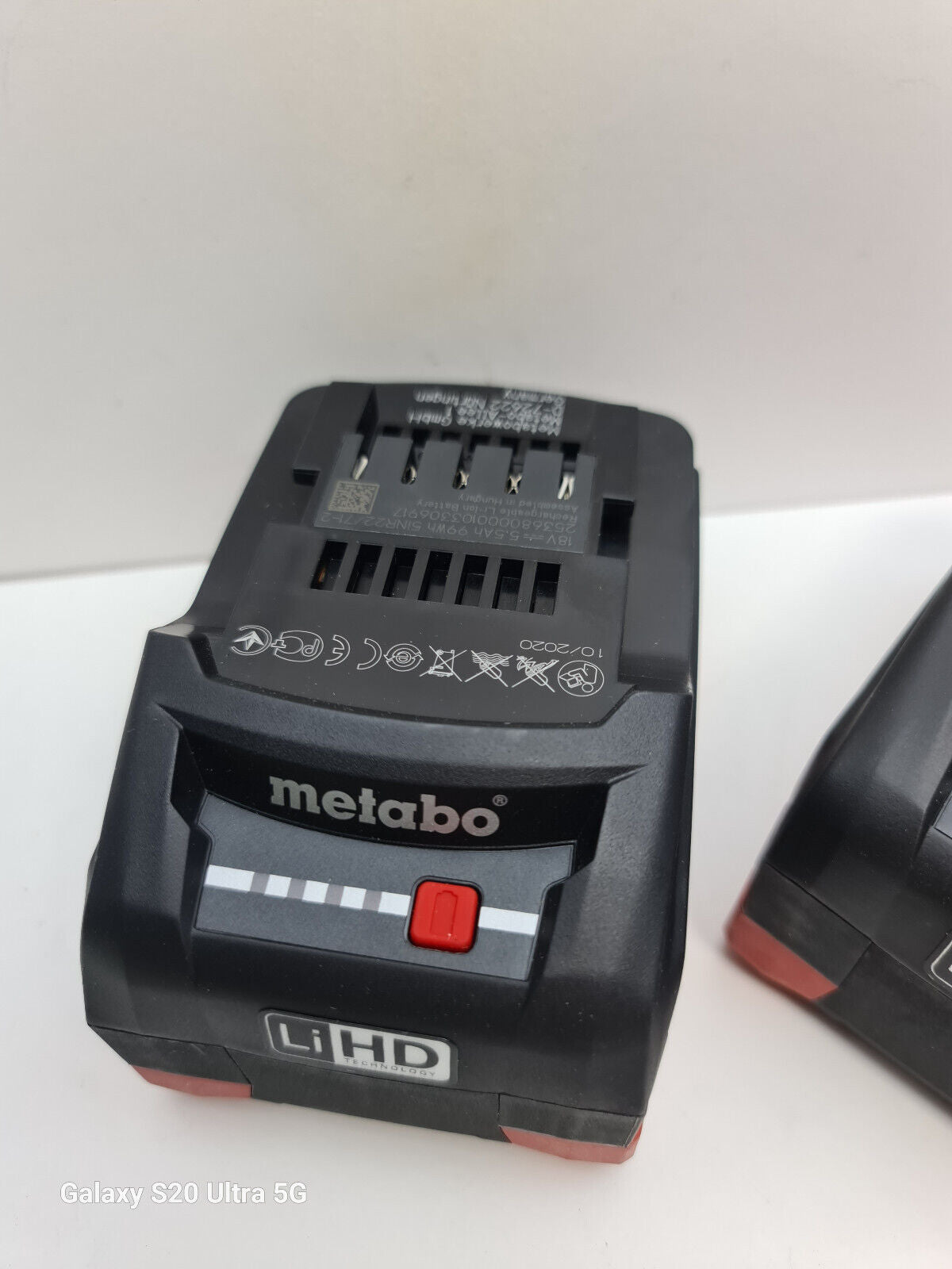 Metabo 18v 5.5AH Battery CAS x2 - New + Genuine