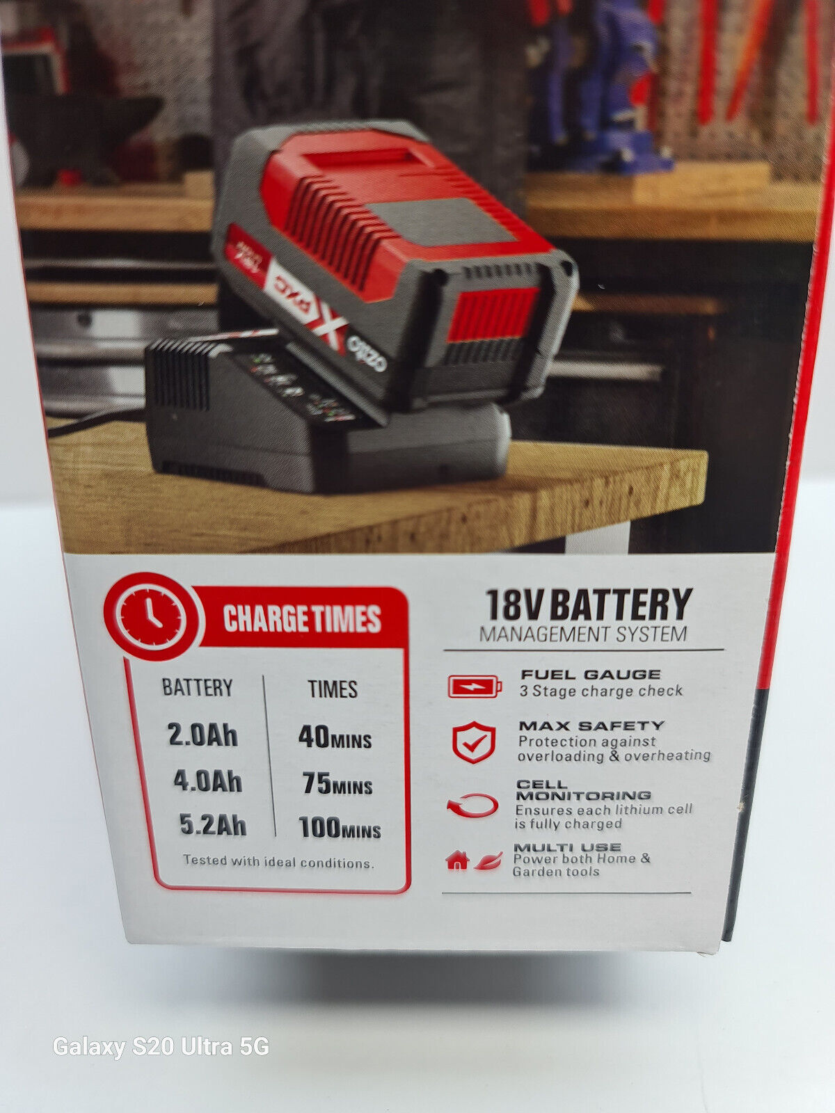 Ozito 18v Charger + 4AH Battery - New