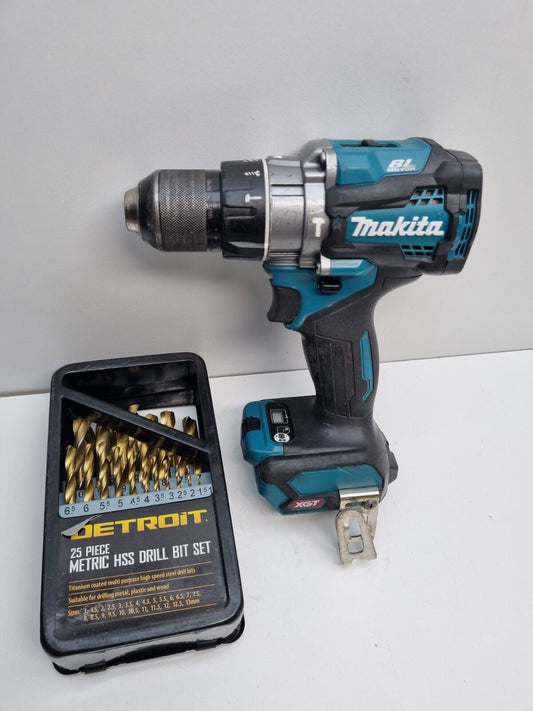 Makita 40v XGT Hammer Drill HP001G + Drill Bit Set