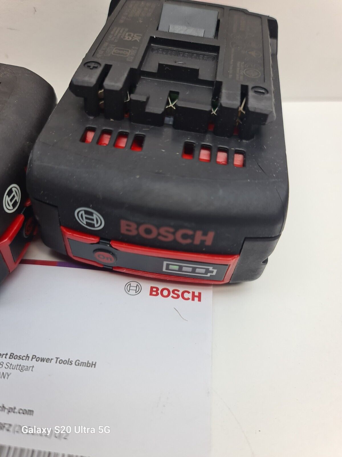 Bosch 18v 5AH Battery x2 - New + Genuine