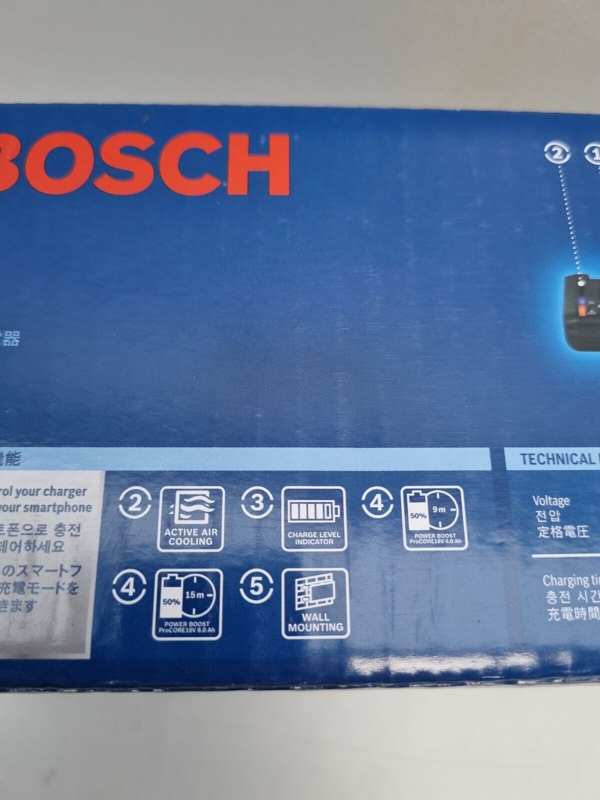 Bosch 18v Turbo Charger GAL-160C - 16A + Bluetooth