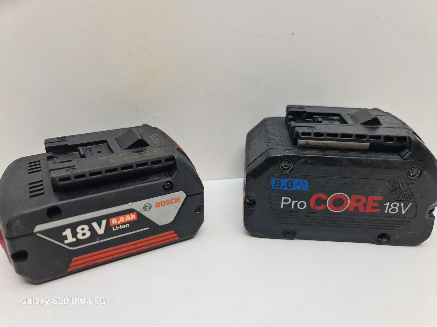 Bosch 18v Pro Core 8AH + 6AH Battery - Used