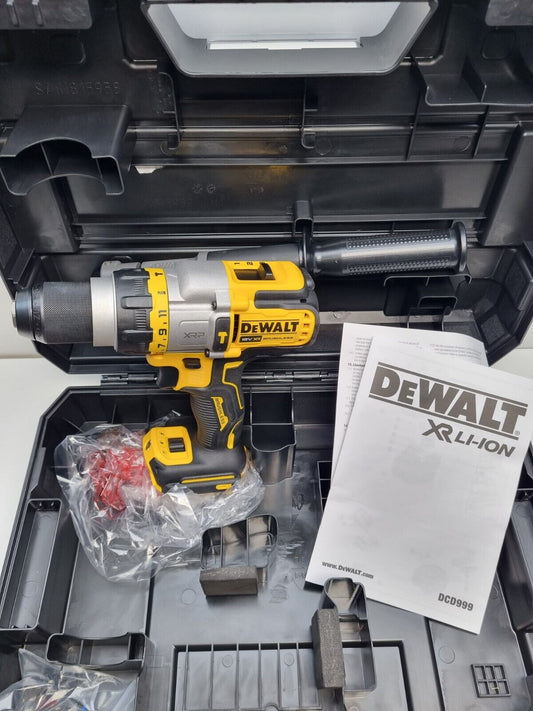 Dewalt 18v Brushless Drill DCD999N - Flexvolt Advantage - New + Genuine in Case