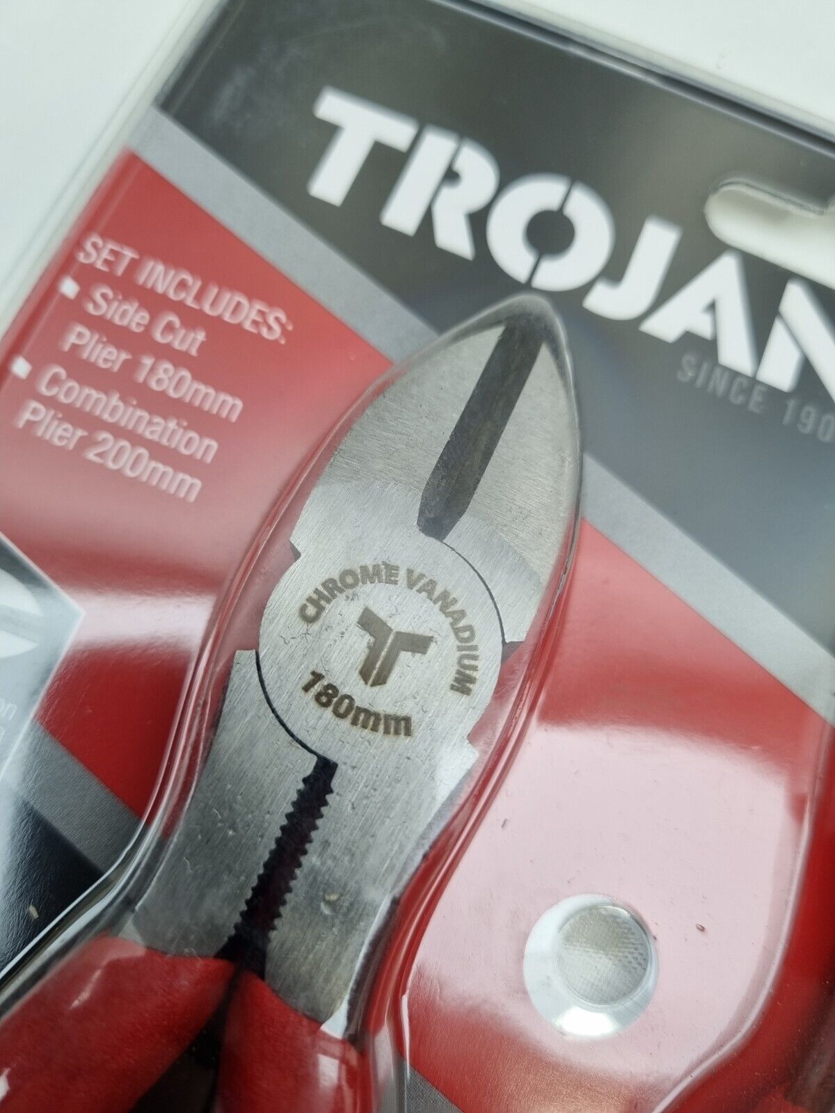 Trojan Plier Set - Side Cut Combination Plier - New + Genuine