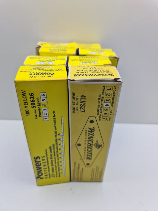 Ramset Powers Powder Actuated Strip Loads x8 Yellow