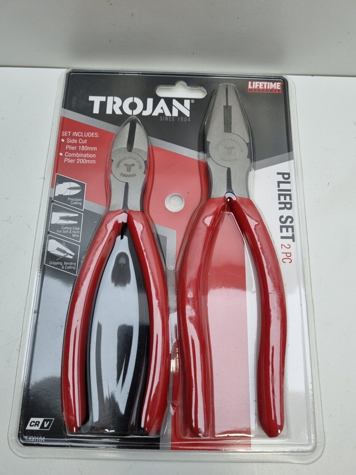 Trojan Plier Set - Side Cut Combination Plier - New + Genuine