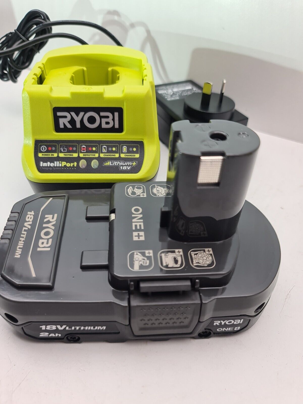 Ryobi 18v Charger + 2Ah Battery - New + Genuine