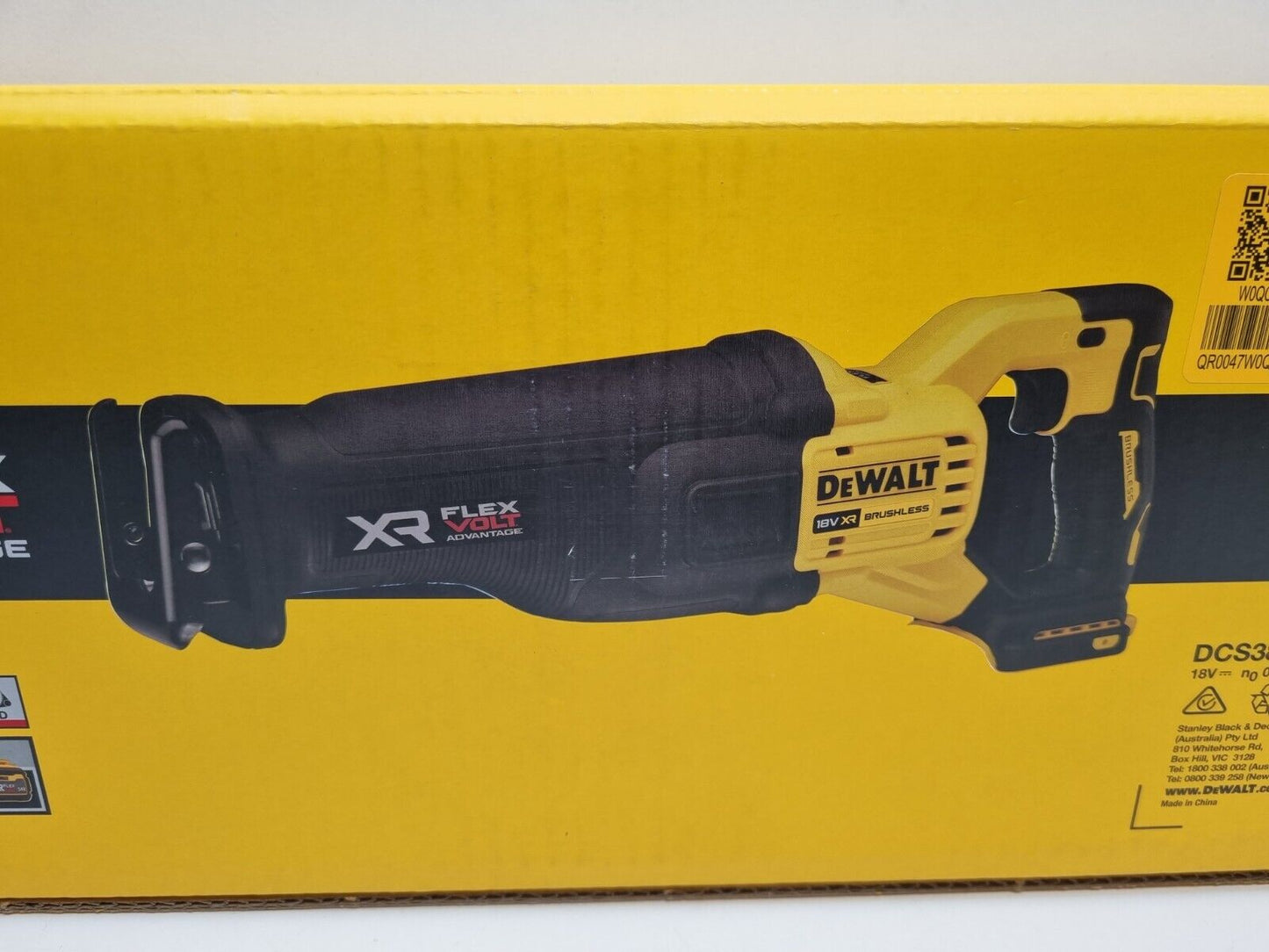 Dewalt 18v Brushless Flexvolt Advantage Reciprocating Saw DCS386N-XE -New in Box