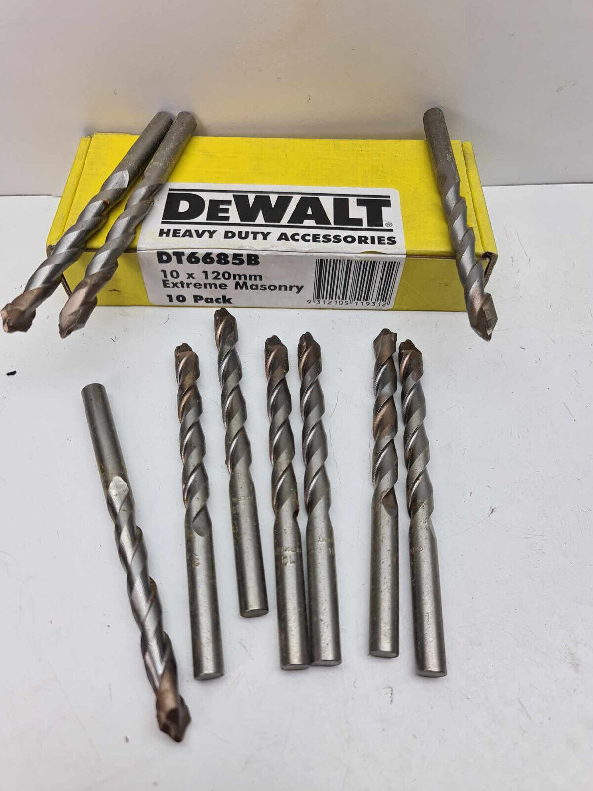 Dewalt Extreme 10mm x 120mm x10 Concrete + Tile Drill Bit - New