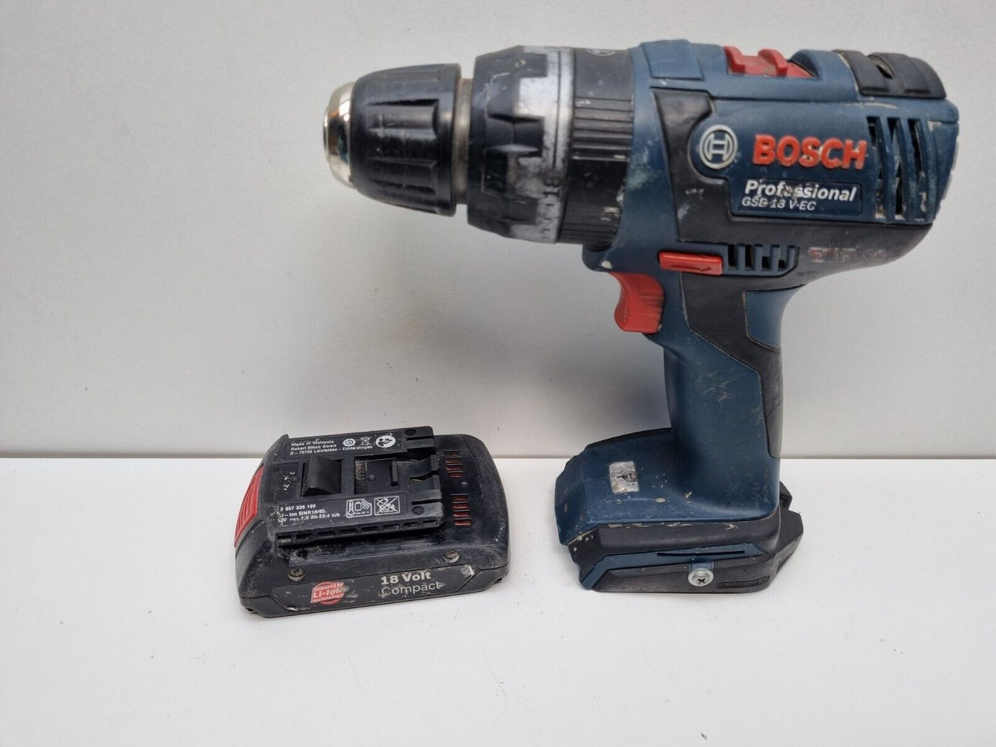 Bosch 18v Drill GSB18V-EC + Battery - Used