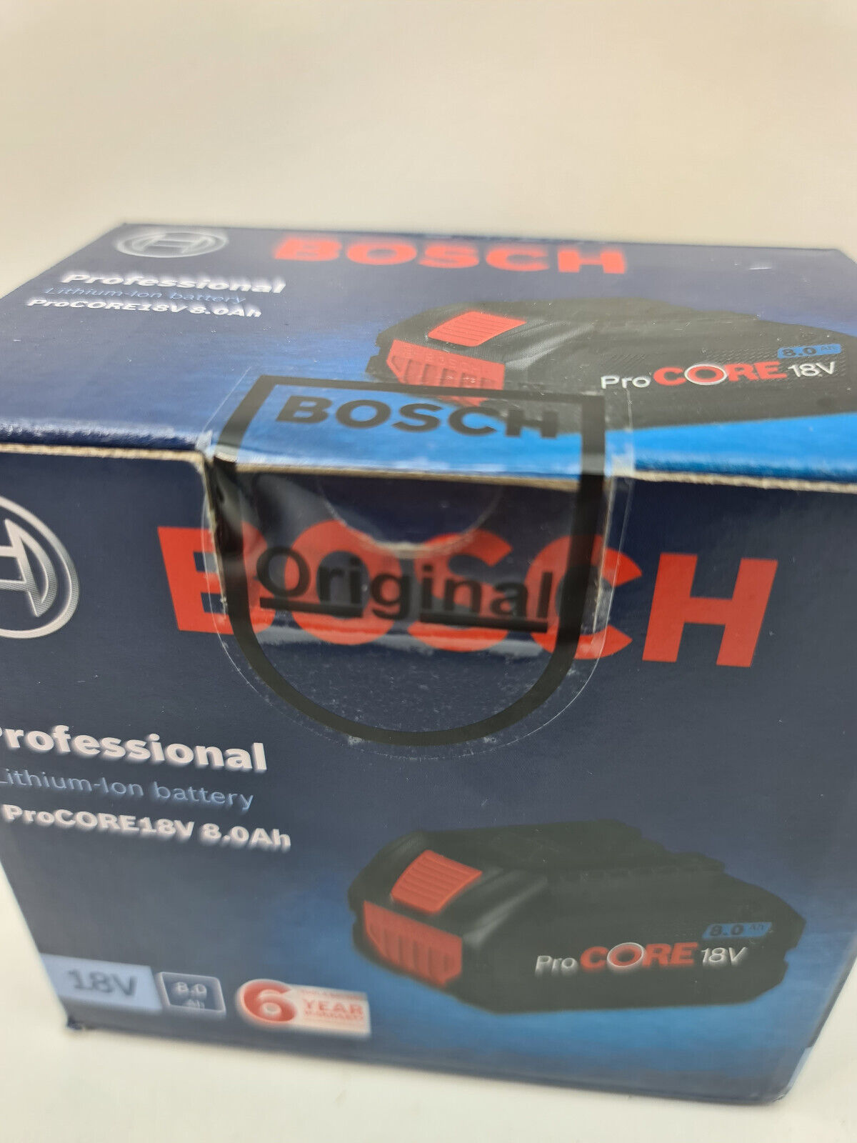 Bosch 18v Pro Core 8AH Battery - New in Box