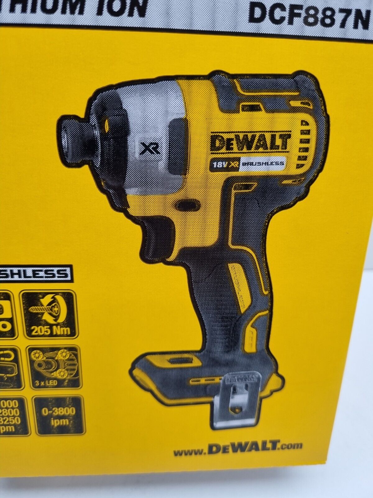 Dewalt 18v Brushless Impact Driver DCF887 - New