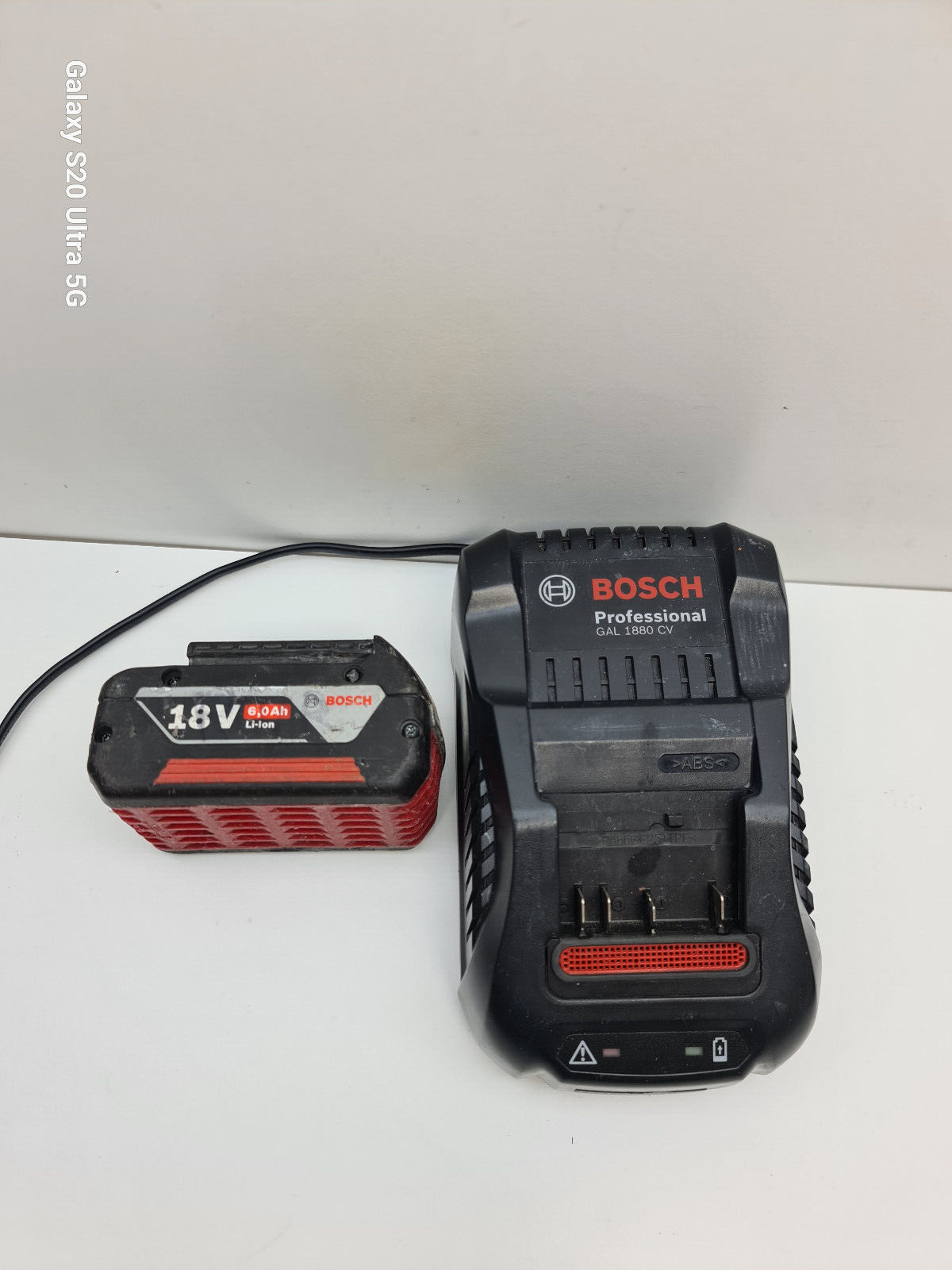 Bosch 18v Rapid Charger + 6AH Battery - Used + Genuine