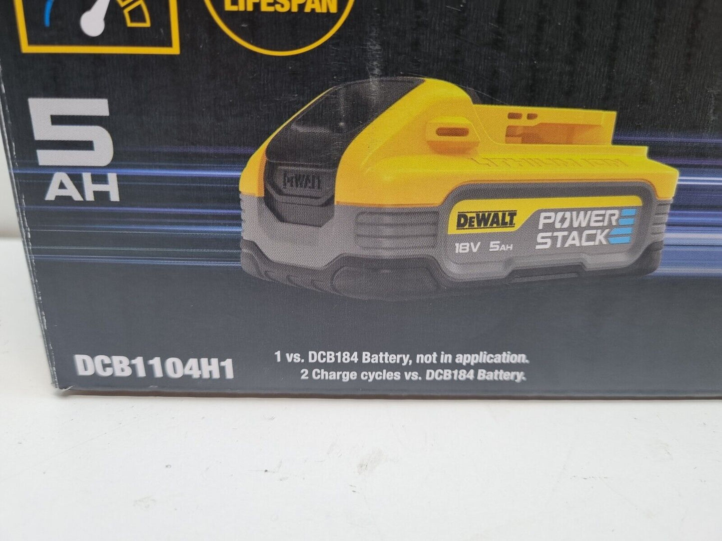 Dewalt 18v Charger + 5Ah Power Stack Battery Kit