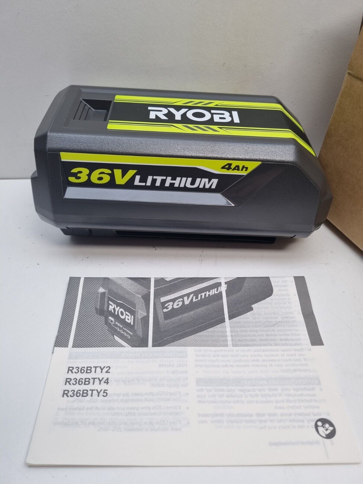 Ryobi 36v 4AH Battery R36BTY4 - Never Used