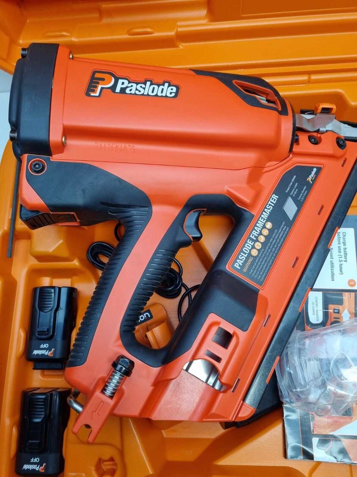 Paslode Frame Master Nail Gun Kit - New Condition