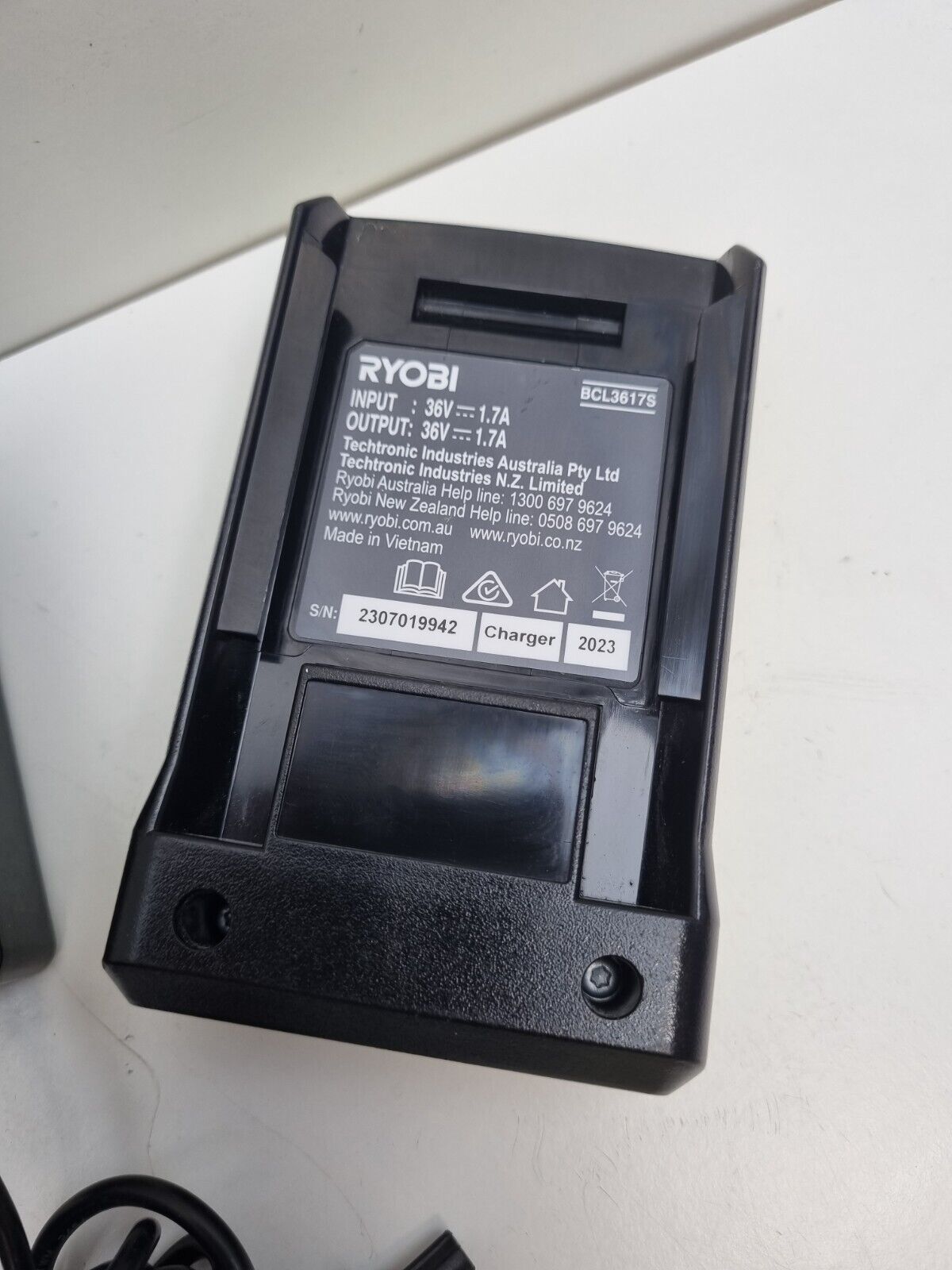 Ryobi 36v Charger + 4Ah Battery - Good Condition + Genuine