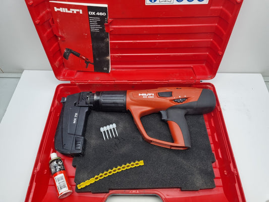 Hilti Industrial Concrete Steel Powder Actuated Nail Gun Case 