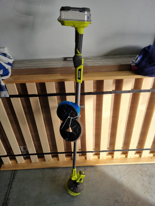 Ryobi Scrubber Home Garden Renovating 18v Telescopic