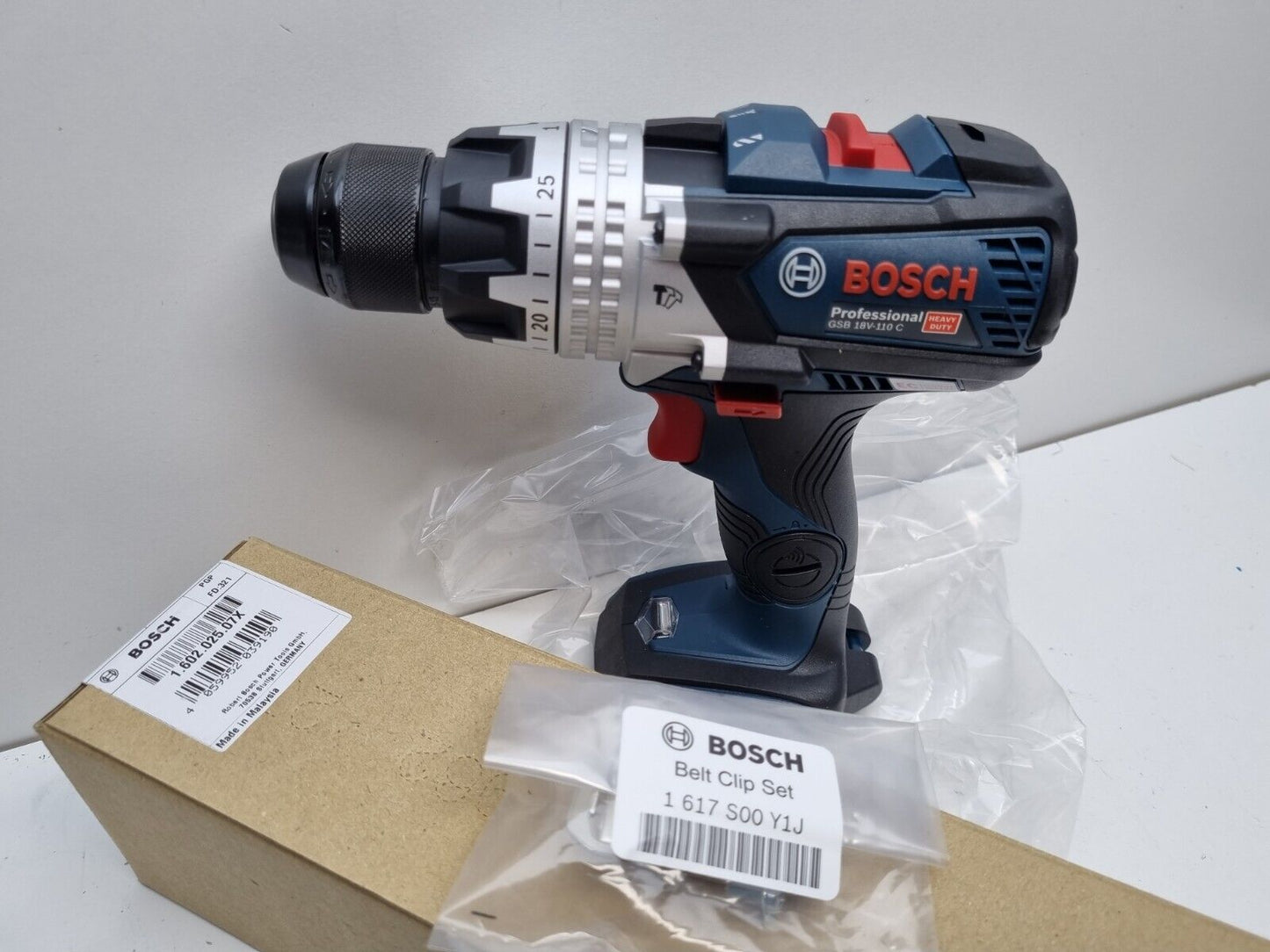 Bosch 18v Brushless Drill GSB18V-110C - New