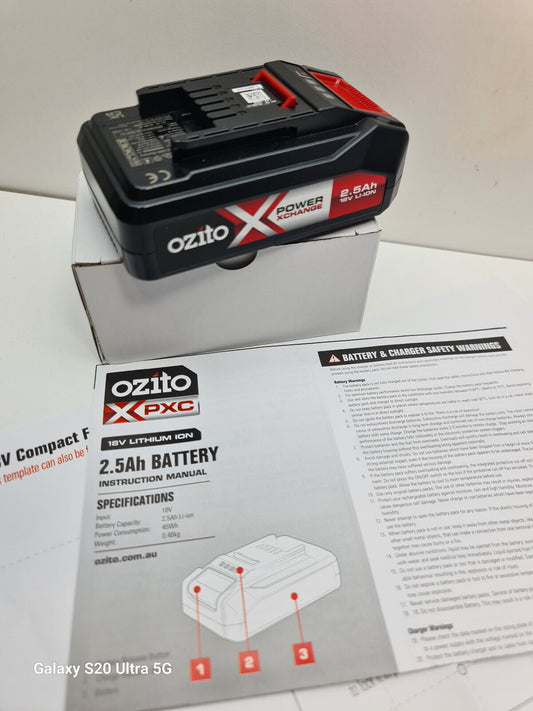 Ozito 18v 2.5Ah Battery - New