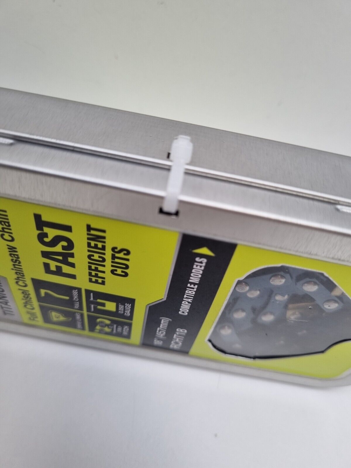 Ryobi Titanium 18" Full Chisel Chainsaw Chain - New