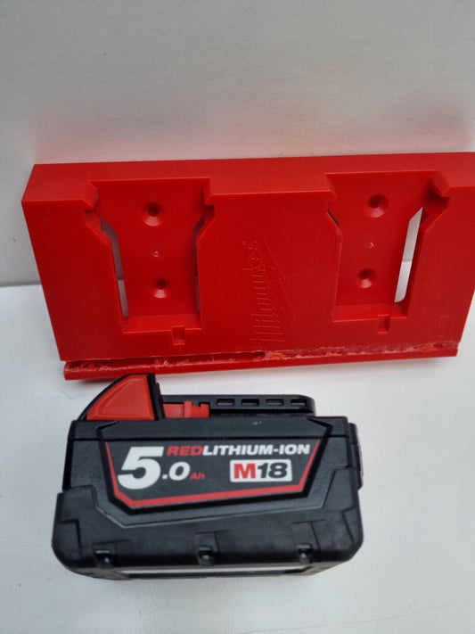 Milwaukee Battery Holder 18v 5.0Ah Red Power Tool Li-ion