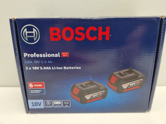 Buy Bosch Power Tool Accessories 18v 5AH Batteries x2