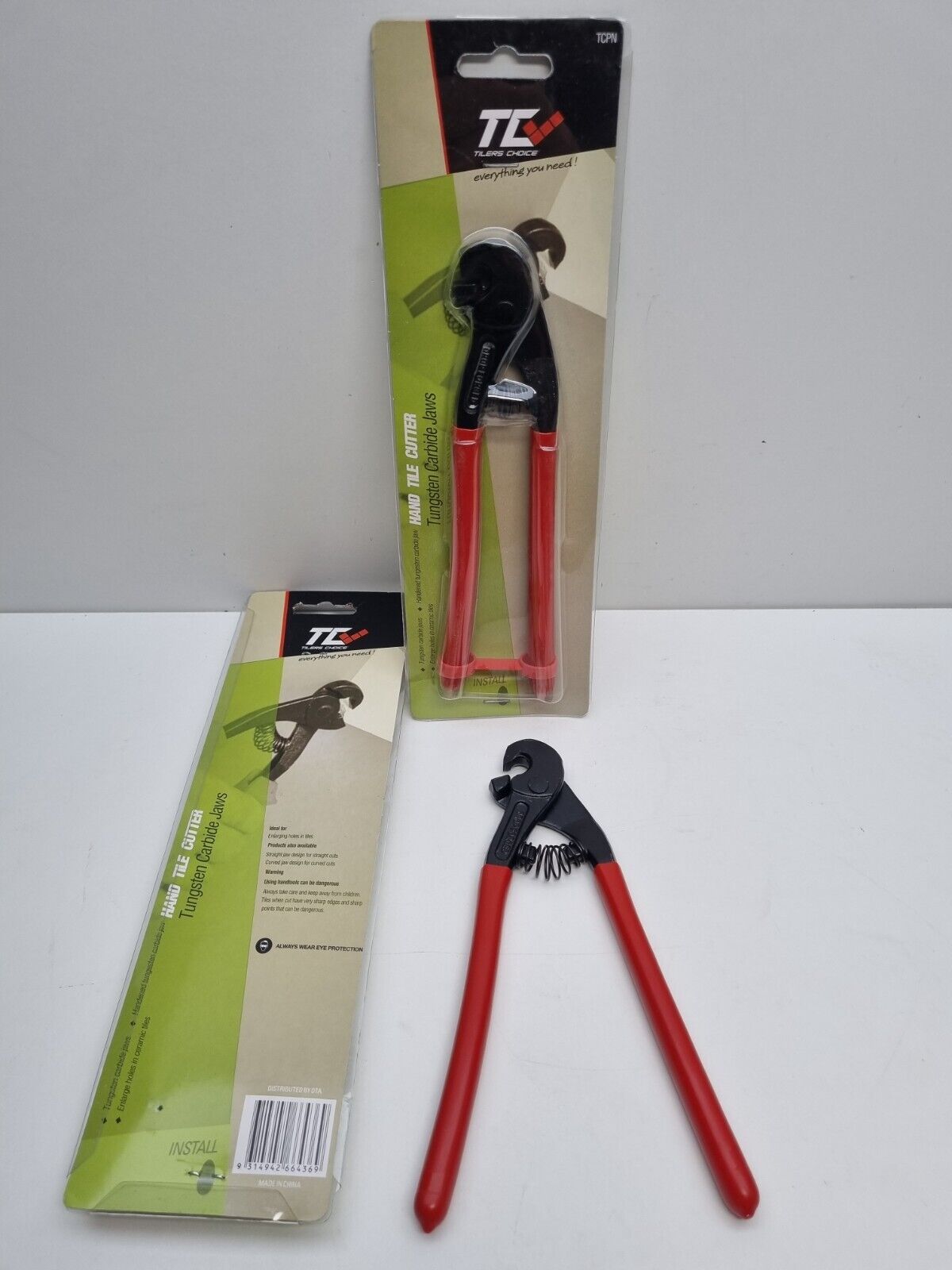 Tilers Choice Hand Tile Cutter x2 - Tungsten Jaws - New