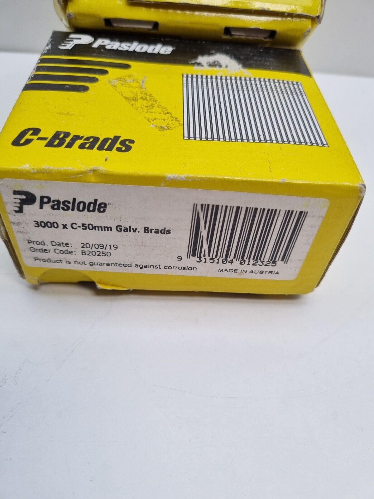 Paslode 50mm 16ga Straight Brads x6000 - New